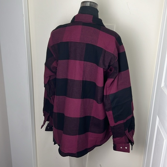 Dickies Flannel Plaid Lagenlook Utility Shirt Size XL - Picture 11 of 11